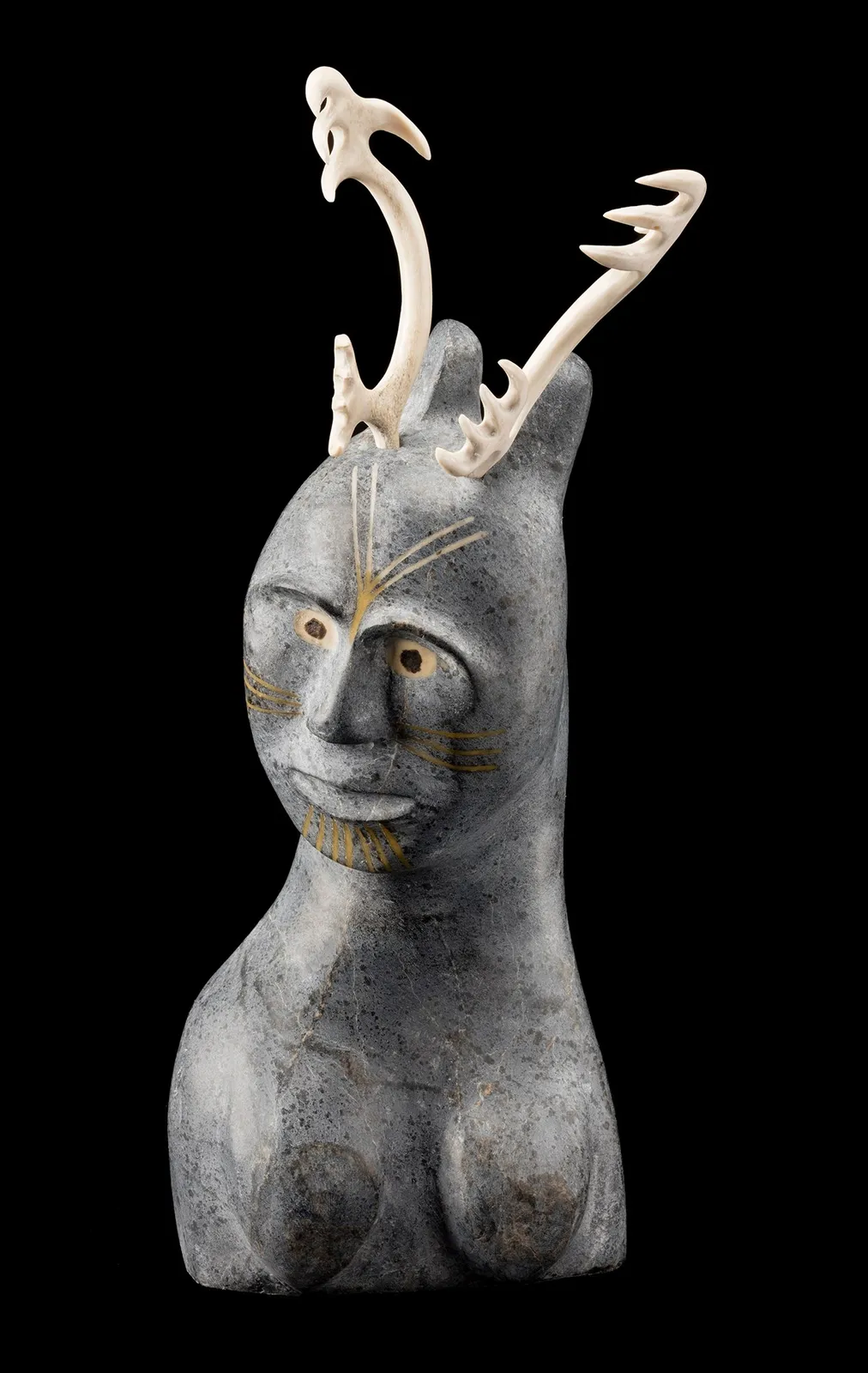 JOSIAH NUILAALIK (1928-2005) Qamani’tuaq (BAKER LAKE), Female Shaman, c. 1998