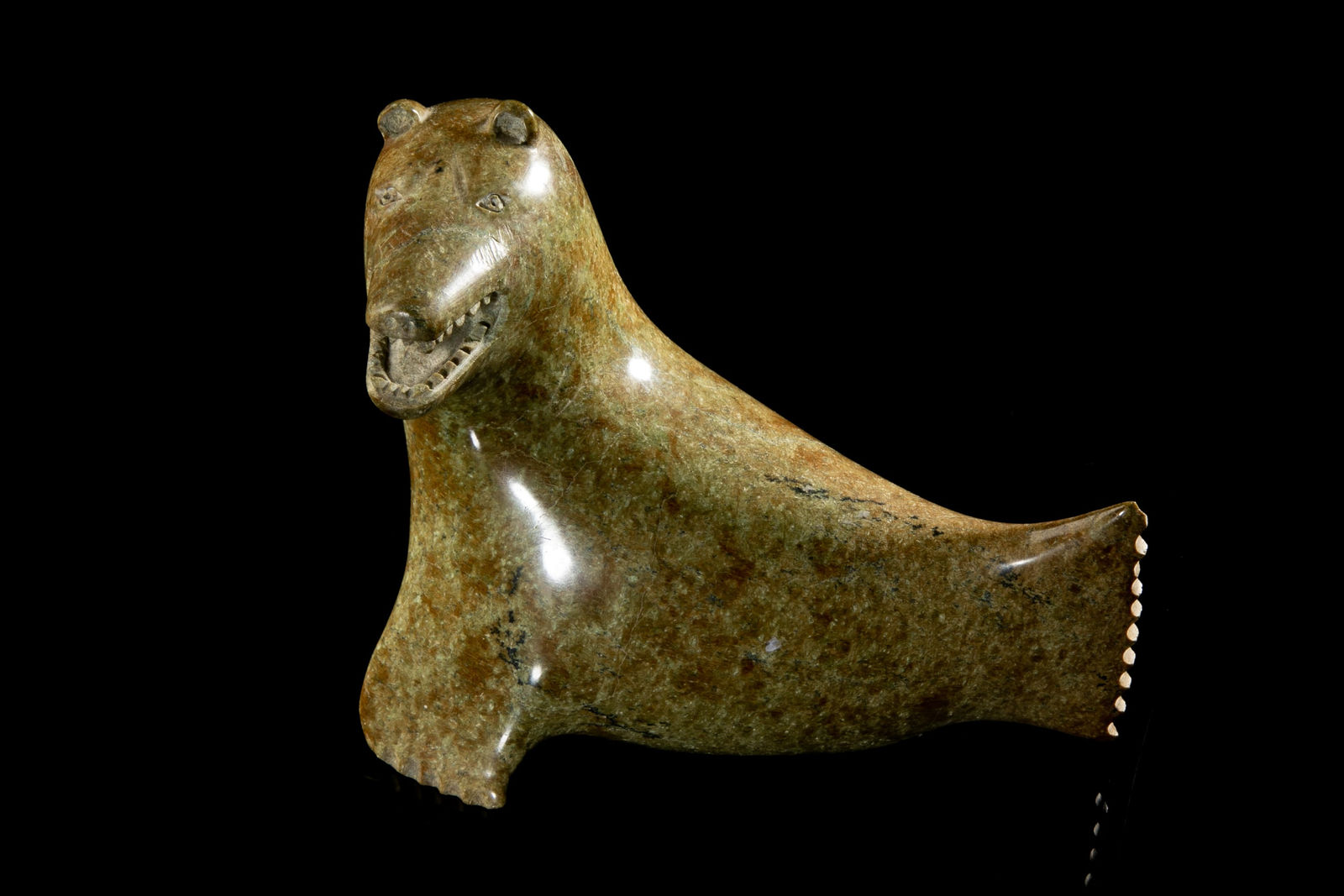 IOLA ABRAHAM IKKIDULAK (1936-2003) KIMMIRUT (LAKE HARBOUR), Animal Transformation, 1970s