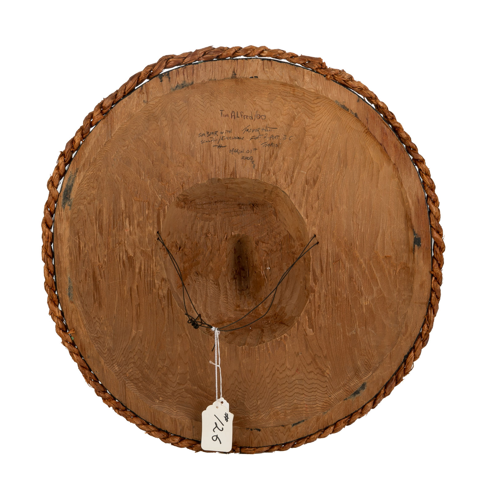 TIM ALFRED (1967-) KWAKWA̱KA̱ʼWAKW & TREVOR HUNT (1975-) KWAKWA̱KA̱ʼWAKW, Sea Bear Mask with Sculpin / Killer Whale Design, 2000