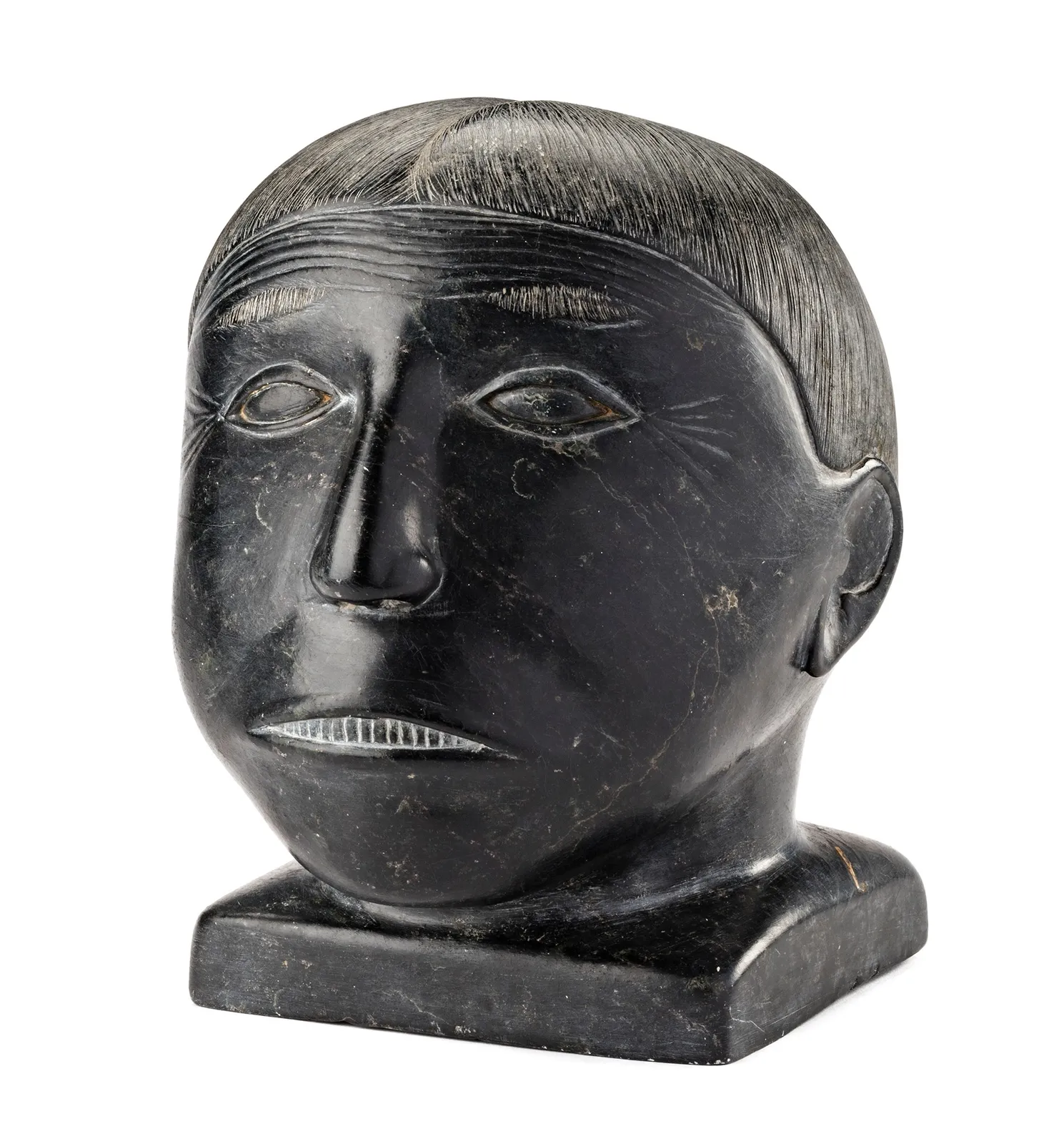 SIMA TUKAI (1911-1967) INUKJUAK (PORT HARRISON), Man's Head, c. 1960