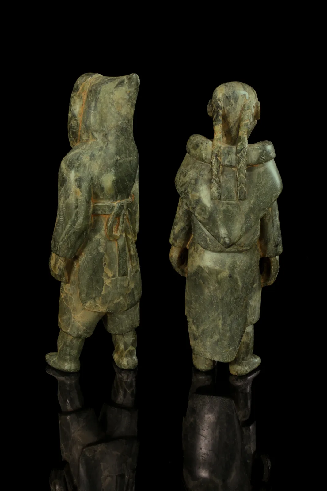 MANNUMI SHAQU (1971-2000) KINNGAIT (CAPE DORSET), Standing Couple, c. 1965