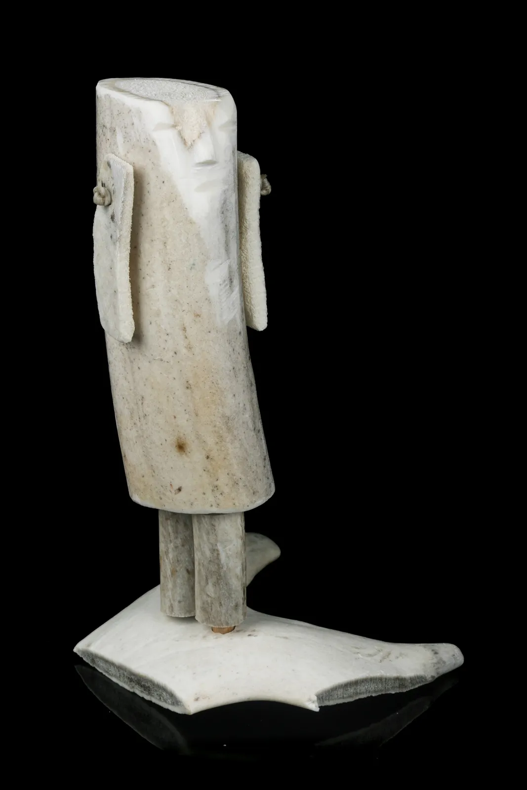 LUKE ANOWTALIK (1932-2006) ARVIAT (ESKIMO POINT), Antler Man, 2005