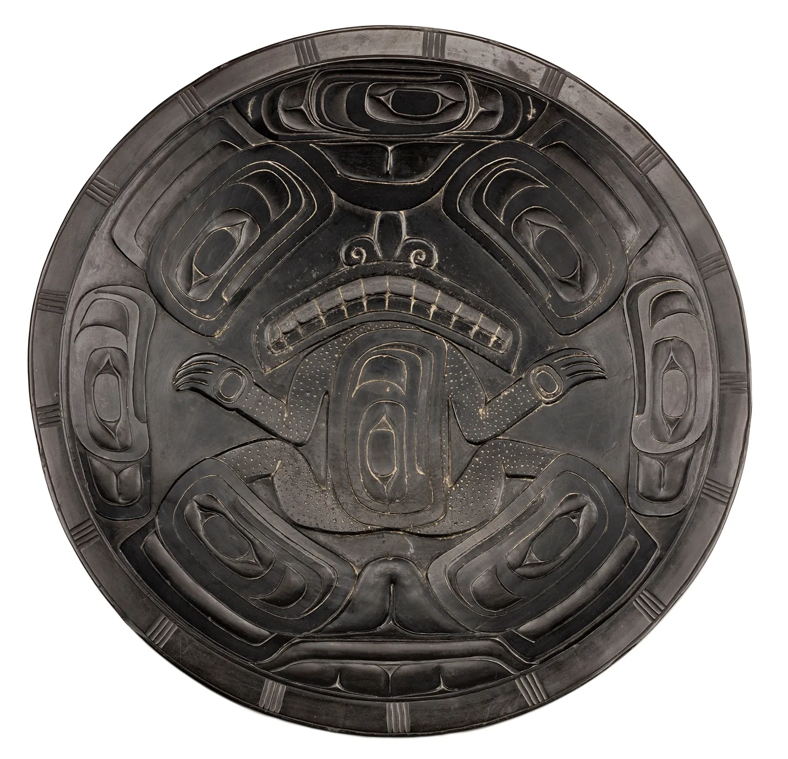 UNIDENTIFIED HAIDA ARTIST, Argillite Platter, c. 1890