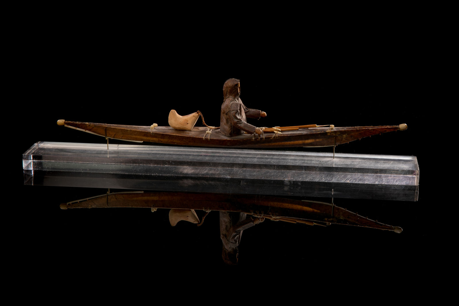 UNIDENTIFIED GREENLANDIC ARTIST, Hunter in a Kayak, early-mid 20th century