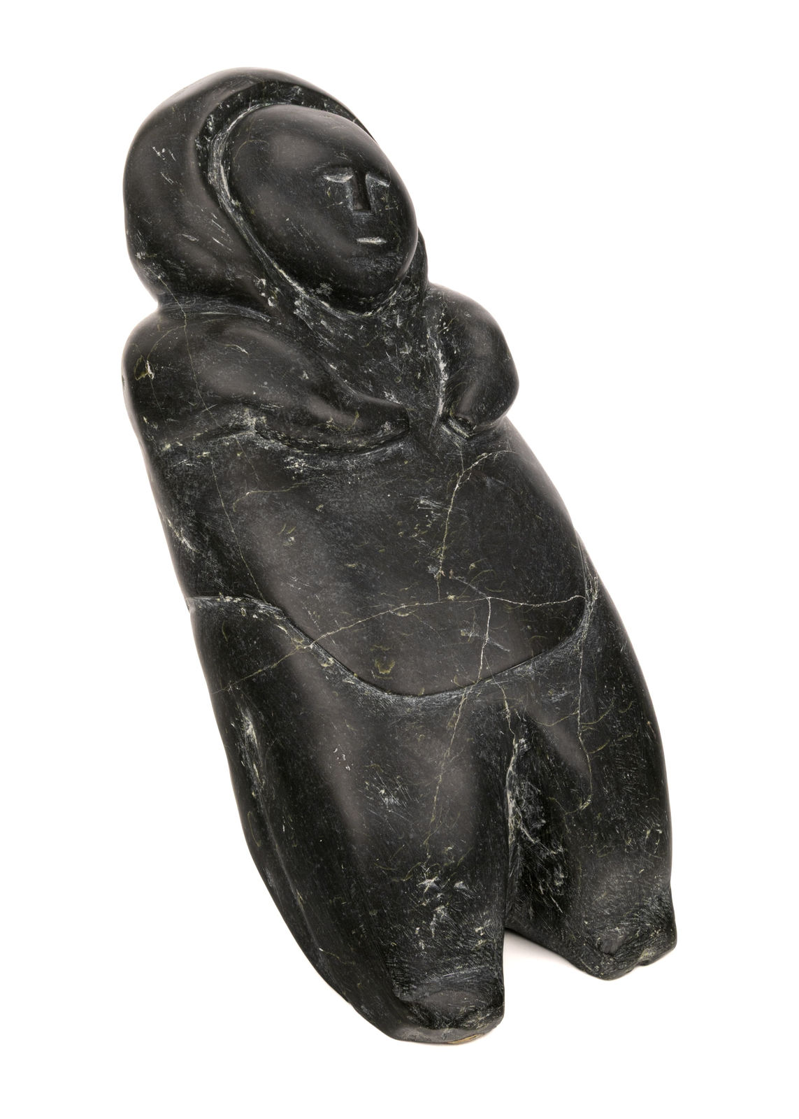 EMMA NATAKOK (1915-D) SALLIT (CORAL HARBOUR), Leaning Woman, 1981