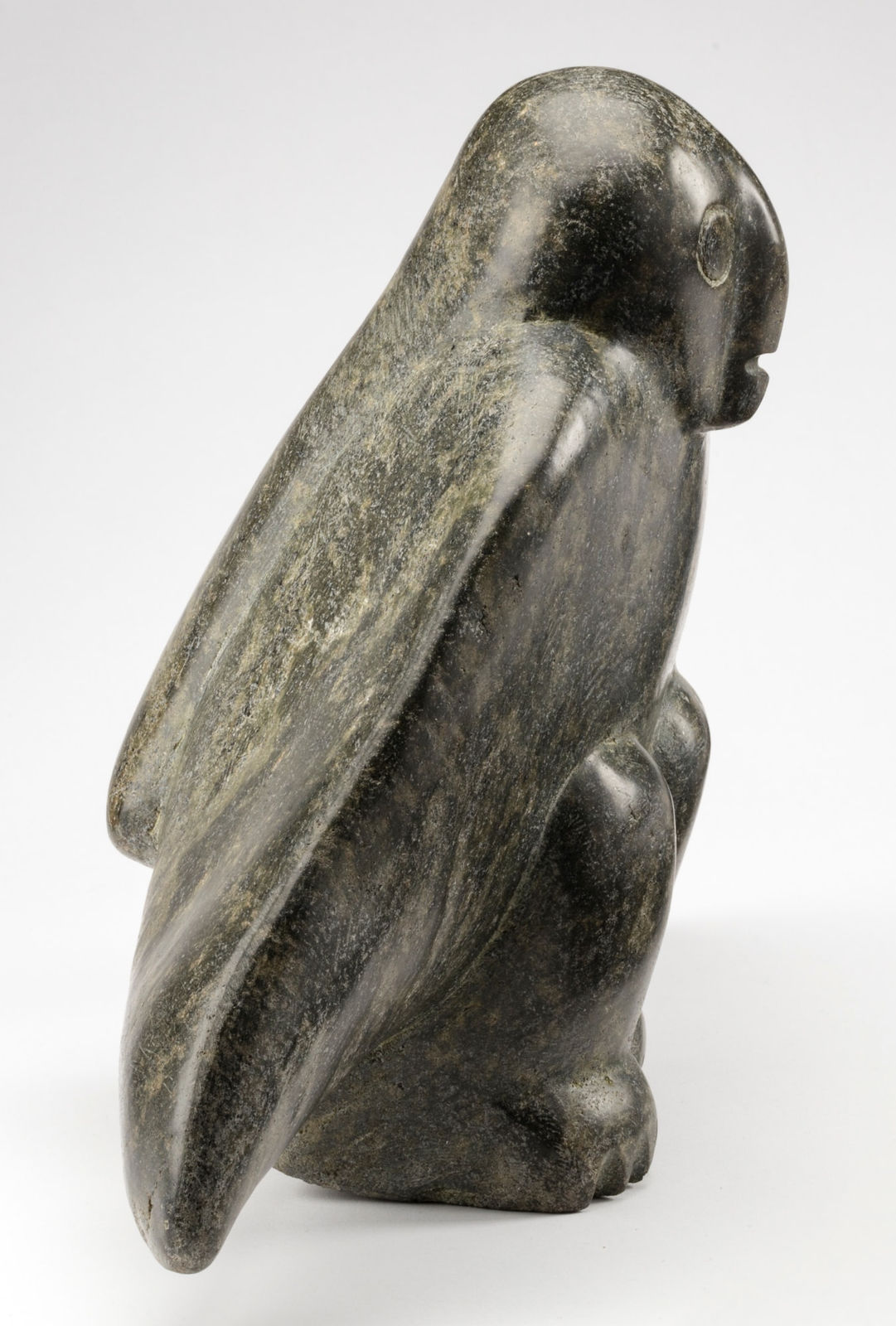 LATCHOLASSIE AKESUK (1919-2000) KINNGAIT (CAPE DORSET), Owl, early-mid 1970s