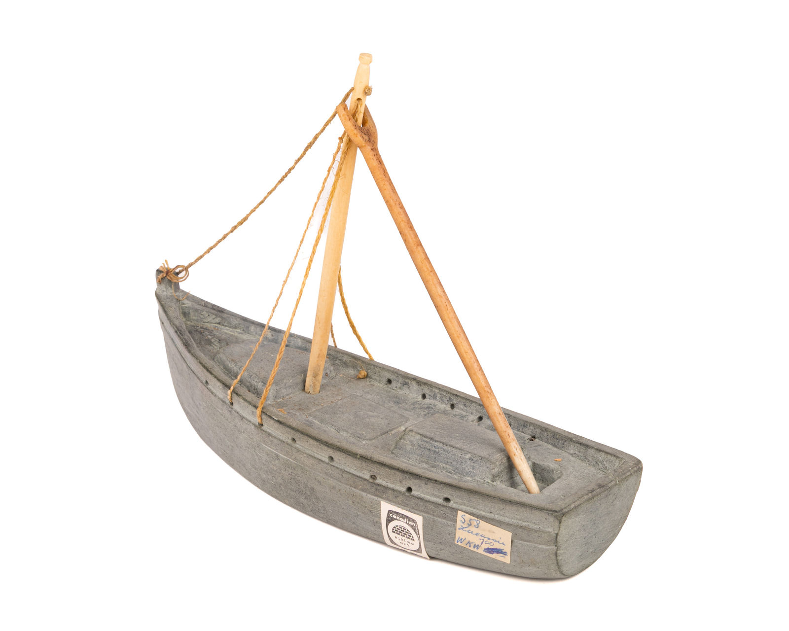 LUKASI QAVAVAUK (1932-) IVUJIVIK, Model Peterhead Boat, 1953