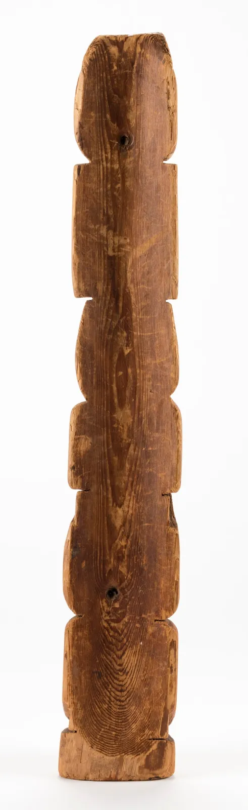 UNIDENTIFIED TLINGIT ARTIST, POSSIBLY KLUKWAN, ALASKA, Model Totem Pole, c. 1920s