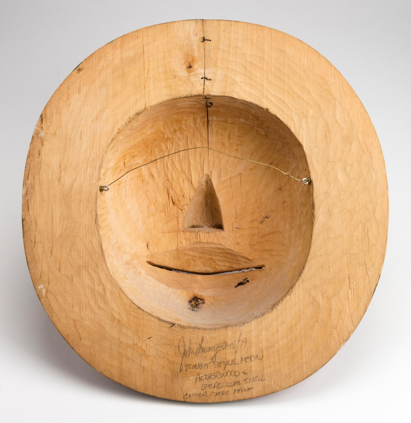 JOHN LIVINGSTON (1951-2019), NON-INDIGENOUS, ADOPTED KWAKWA̱KA̱ʼWAKW, Tlingit Style Moon, 1979