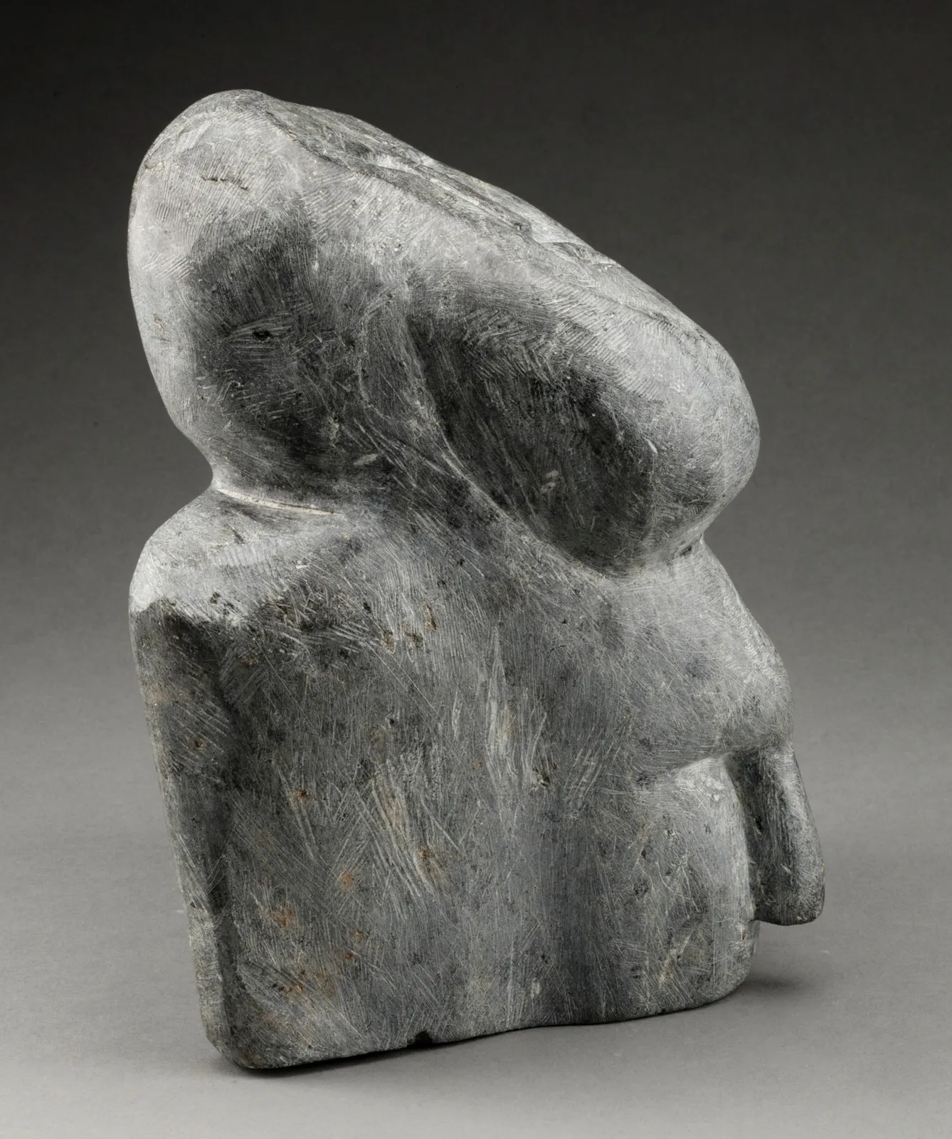 MARY KAHOOTSUAK MIKI (1920-1993) ARIVAT (ESKIMO POINT), Family Group, mid-late 1970s