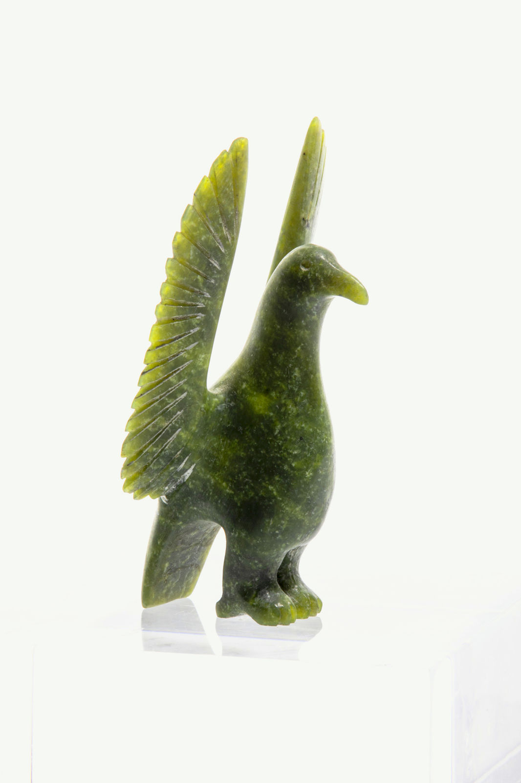 ABRAHAM ETUNGAT, R.C.A. (1911-1999) KINNGAIT (CAPE DORSET), Bird with Upswept Wings