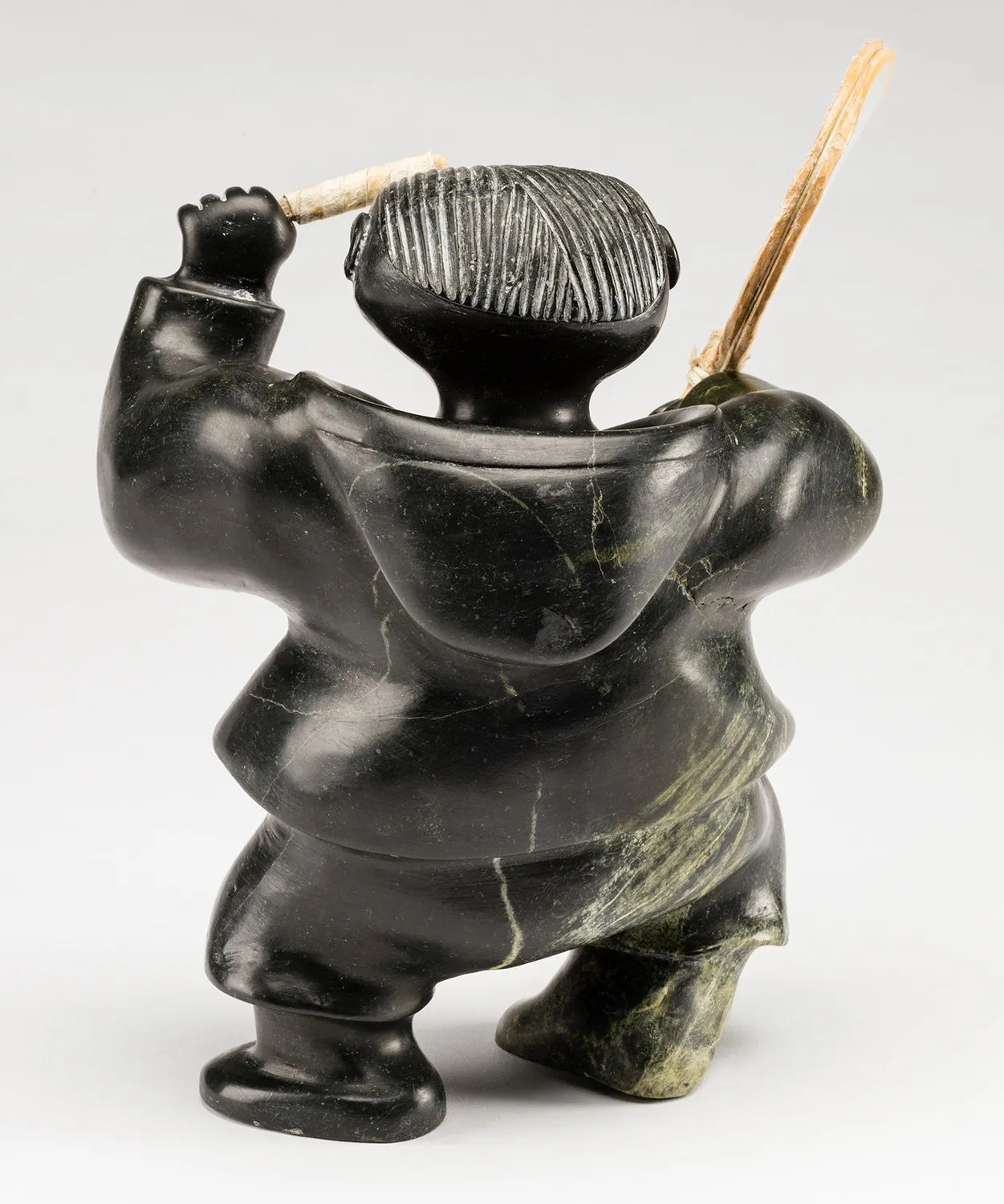 JUDAS ULLULAQ (1937-1999) Uqsuqtuuq (Gjoa Haven), Drum Dancer, c. 1983