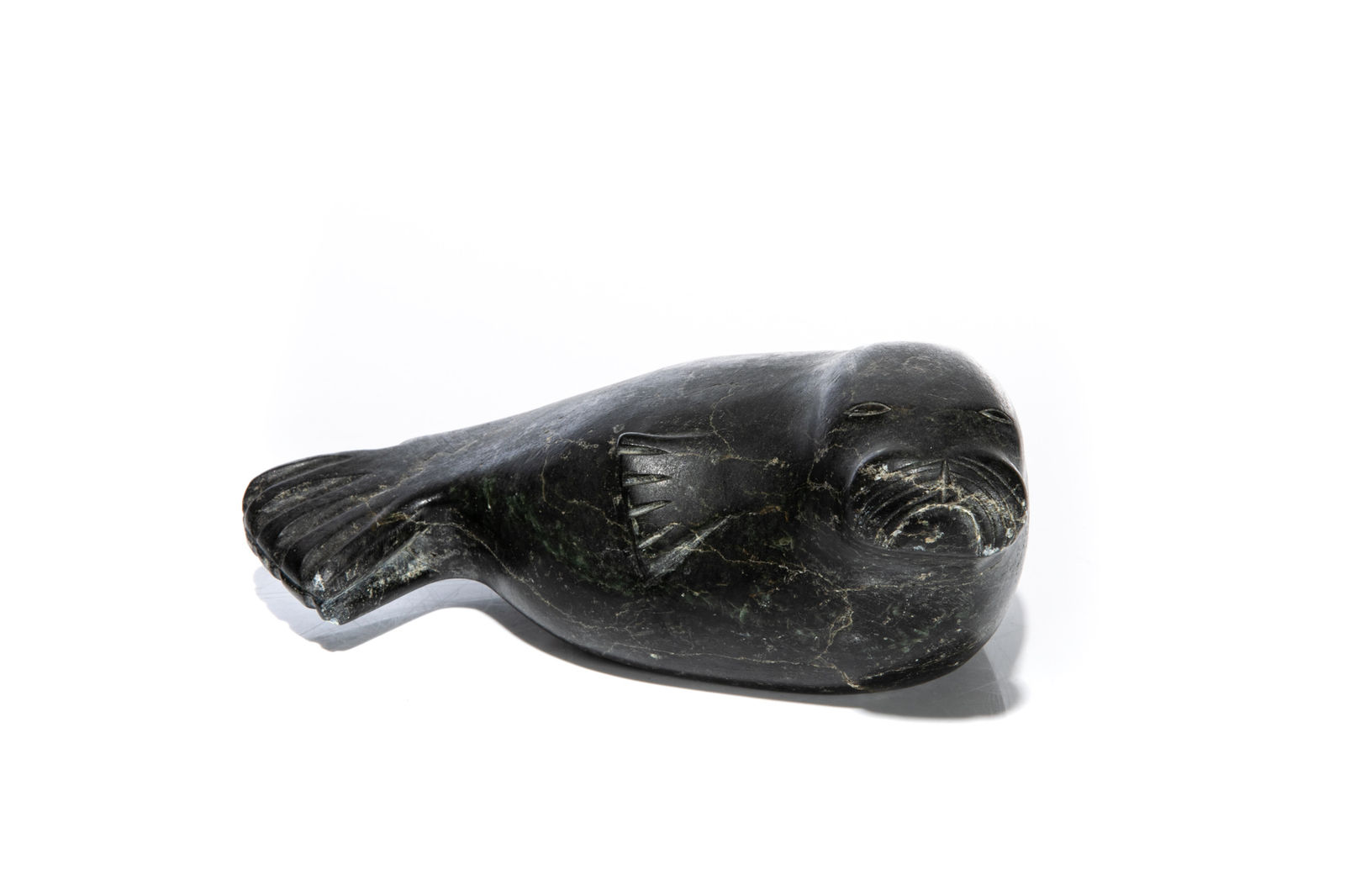 JAMASIE KASUDLUAK (1935-) INUKJUAK (PORT HARRISON), Resting Seal, c. 1960s