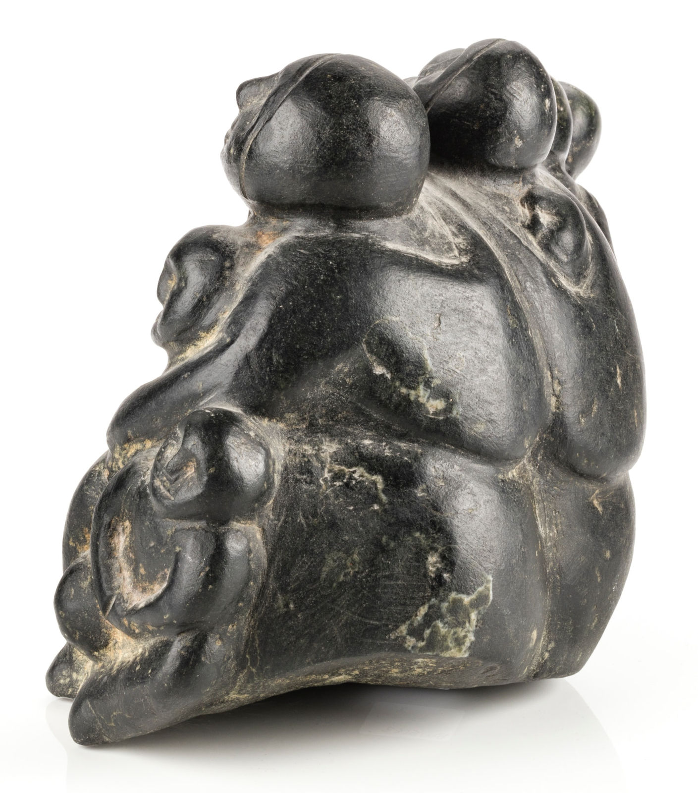 MIRIAM NANURLUQ QIYUK (1933-2016) QAMANI'TUAQ (BAKER LAKE), Family Group, early 1970s