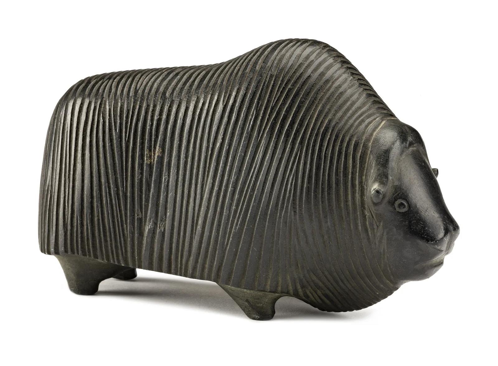 THOMAS OOVAYUK (1938-) QAMANI'TUAQ (BAKER LAKE), Muskox, c. 1975