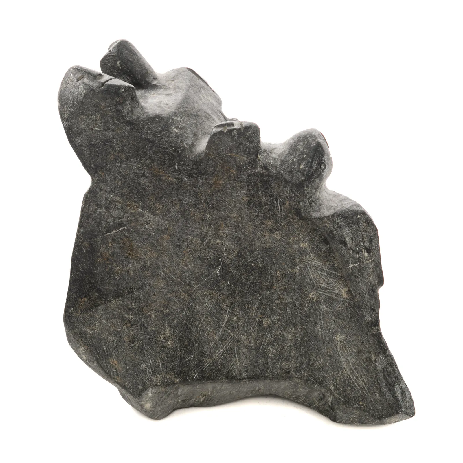 LUCY TASSEOR TUTSWEETOK (1934-2012) ARVIAT (ESKIMO POINT), Family Group with Matriarch, mid-late 1970s