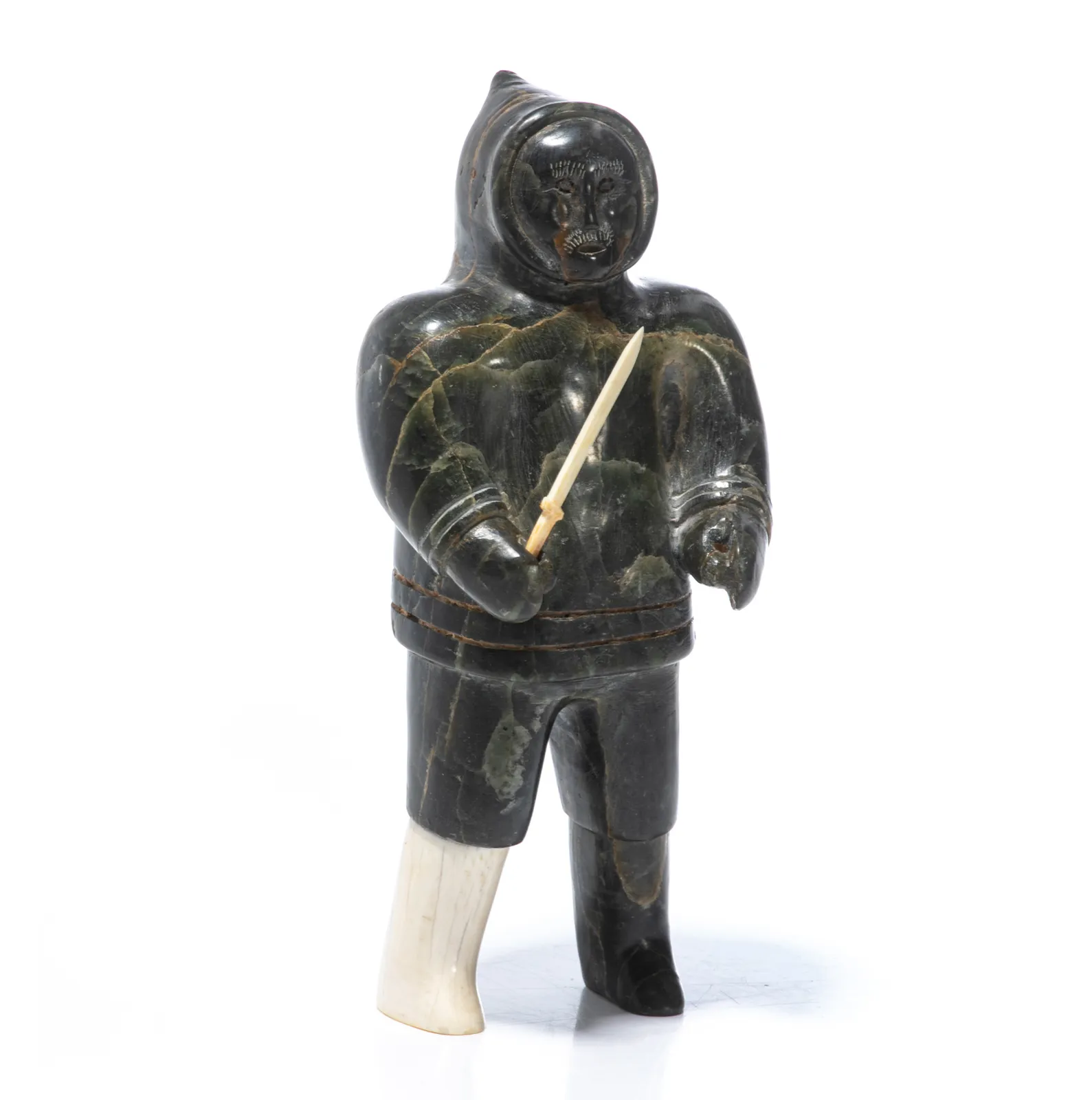 UNIDENTIFIED ARTIST, INUKJUAK (PORT HARRISON), A Standing Hunter, c. 1950s