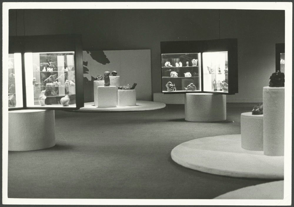 DAVID IKUTAAQ (1929-1984) QAMANI'TUAQ (BAKER LAKE), Father and Child, 1963