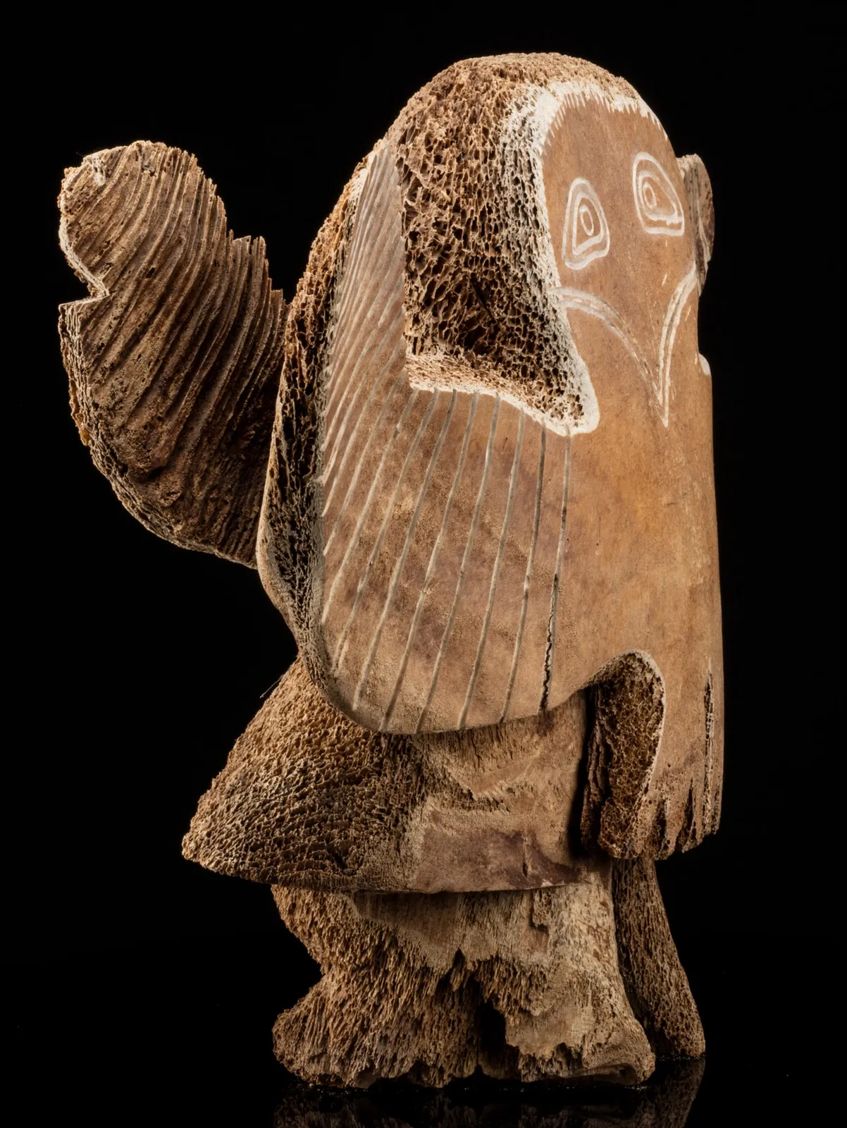 JUDAS ULLULAQ (1937-1999) Uqsuqtuuq (Gjoa Haven), The Shaman Who Could Fly, c. 1990