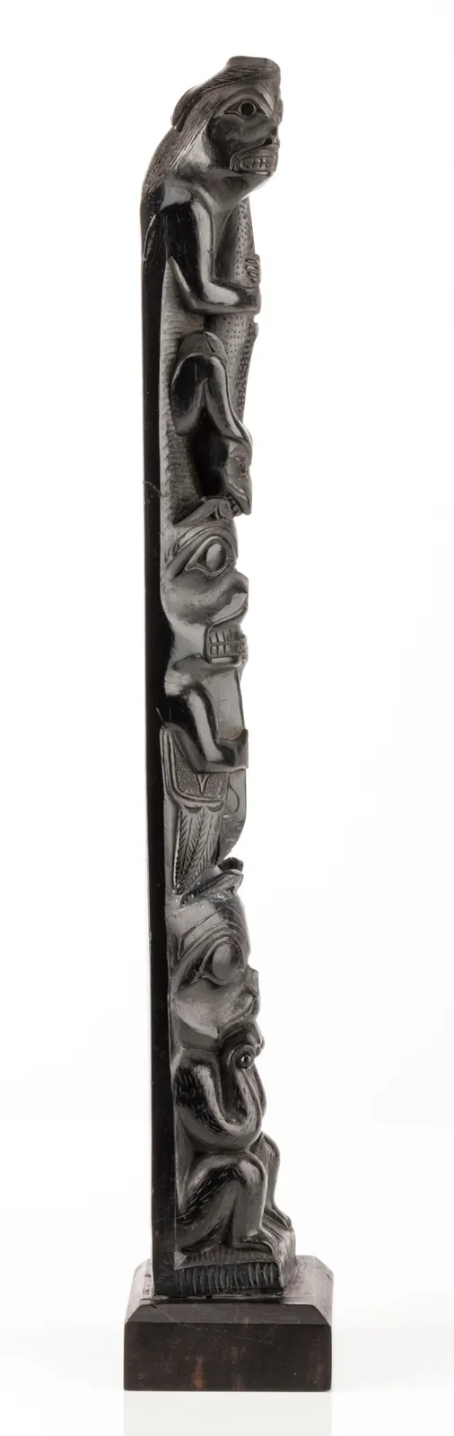 Attr.: ISAAC CHAPMAN (c. 1880-1910) HAIDA, Model Totem Pole, c. 1900