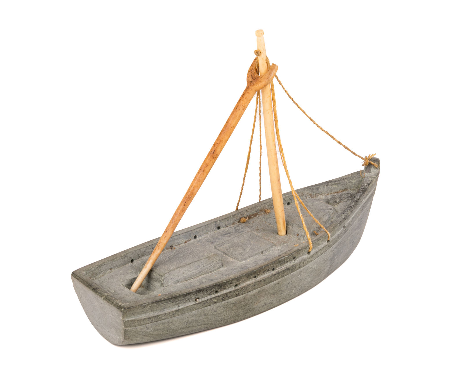 LUKASI QAVAVAUK (1932-) IVUJIVIK, Model Peterhead Boat, 1958