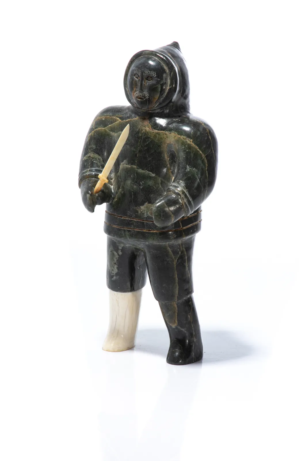 UNIDENTIFIED ARTIST, INUKJUAK (PORT HARRISON), A Standing Hunter, c. 1950s