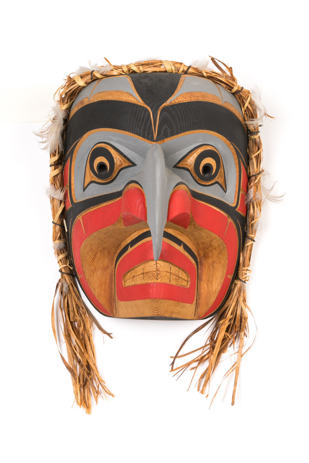 Attributed to NANCY DAWSON (1954-) KWAKWA̱KA̱ʼWAKW, Kwagiulth Hawkman, 1988