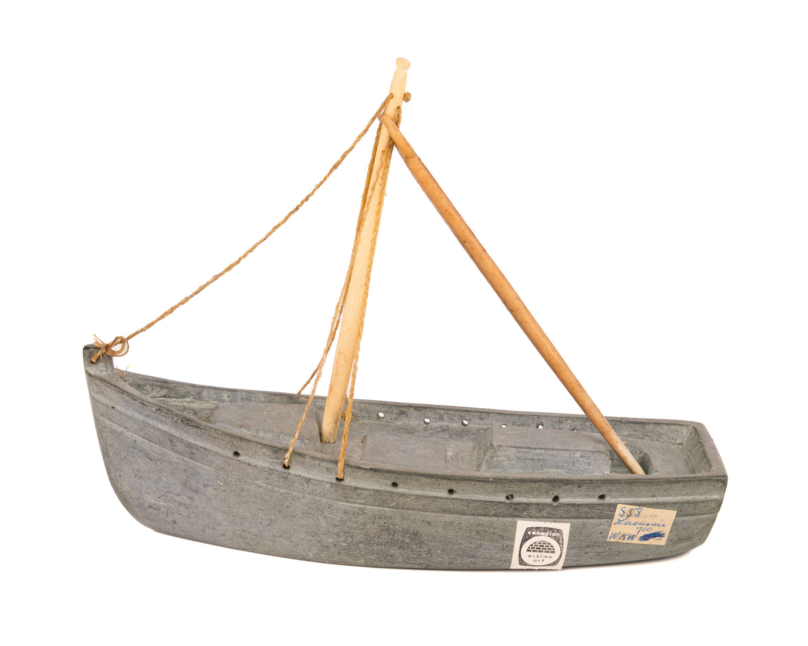 LUKASI QAVAVAUK (1932-) IVUJIVIK, Model Peterhead Boat, 1953