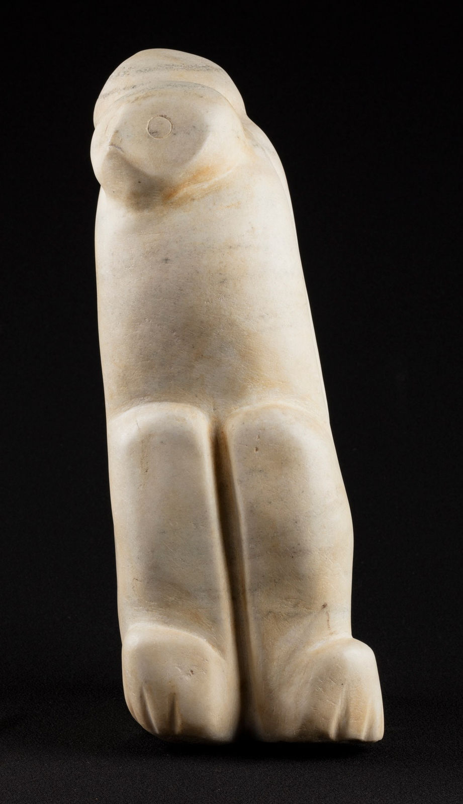 LATCHOLASSIE AKESUK (1919-2000) KINNGAIT (CAPE DORSET), Owl Couple, c. 1970-72