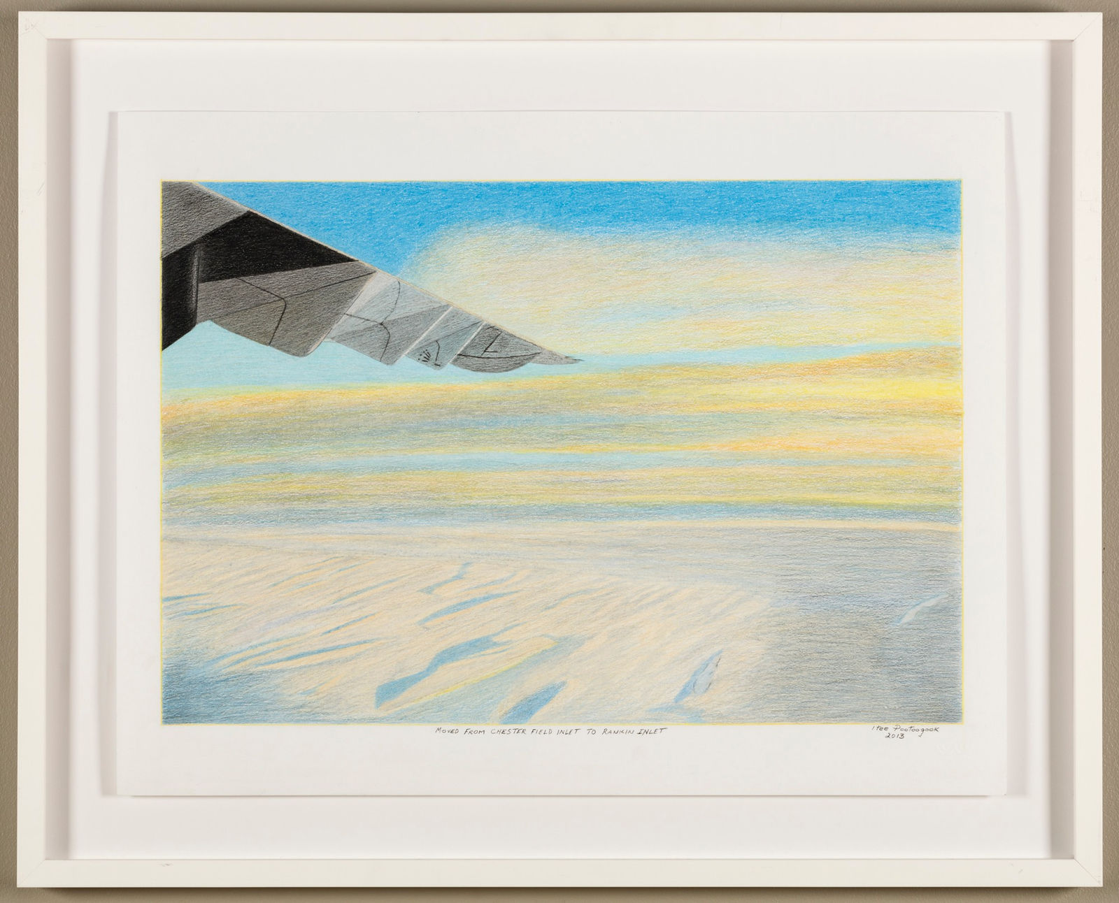 ITEE POOTOOGOOK (1951-2014) KINNGAIT (CAPE DORSET), Moved from Chesterfield Inlet to Rankin Inlet, 2013