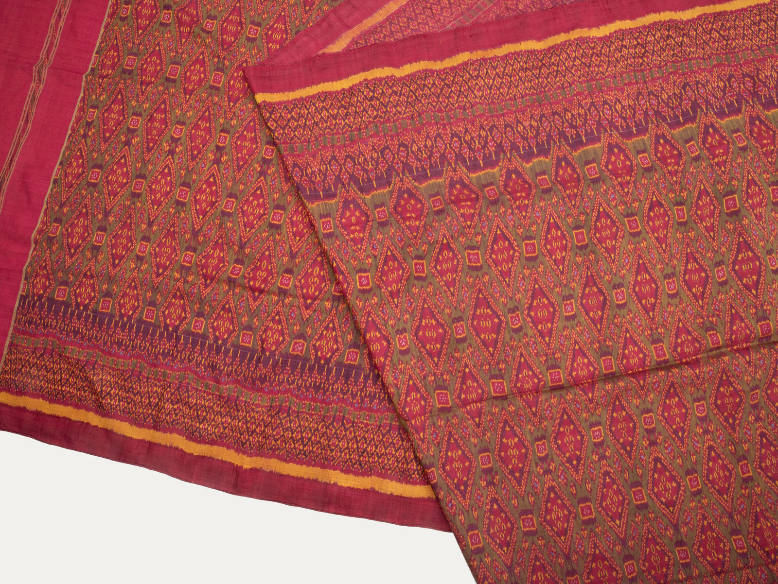 Vintage Cambodian Silk Texture