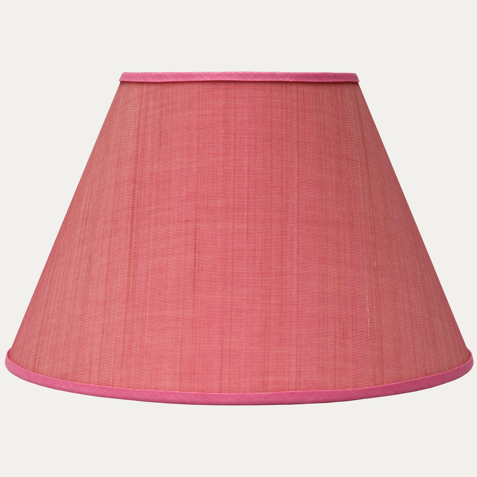 John Boyd Paso Pale Azalea Horsehair Lampshade with Cream Linen Lining