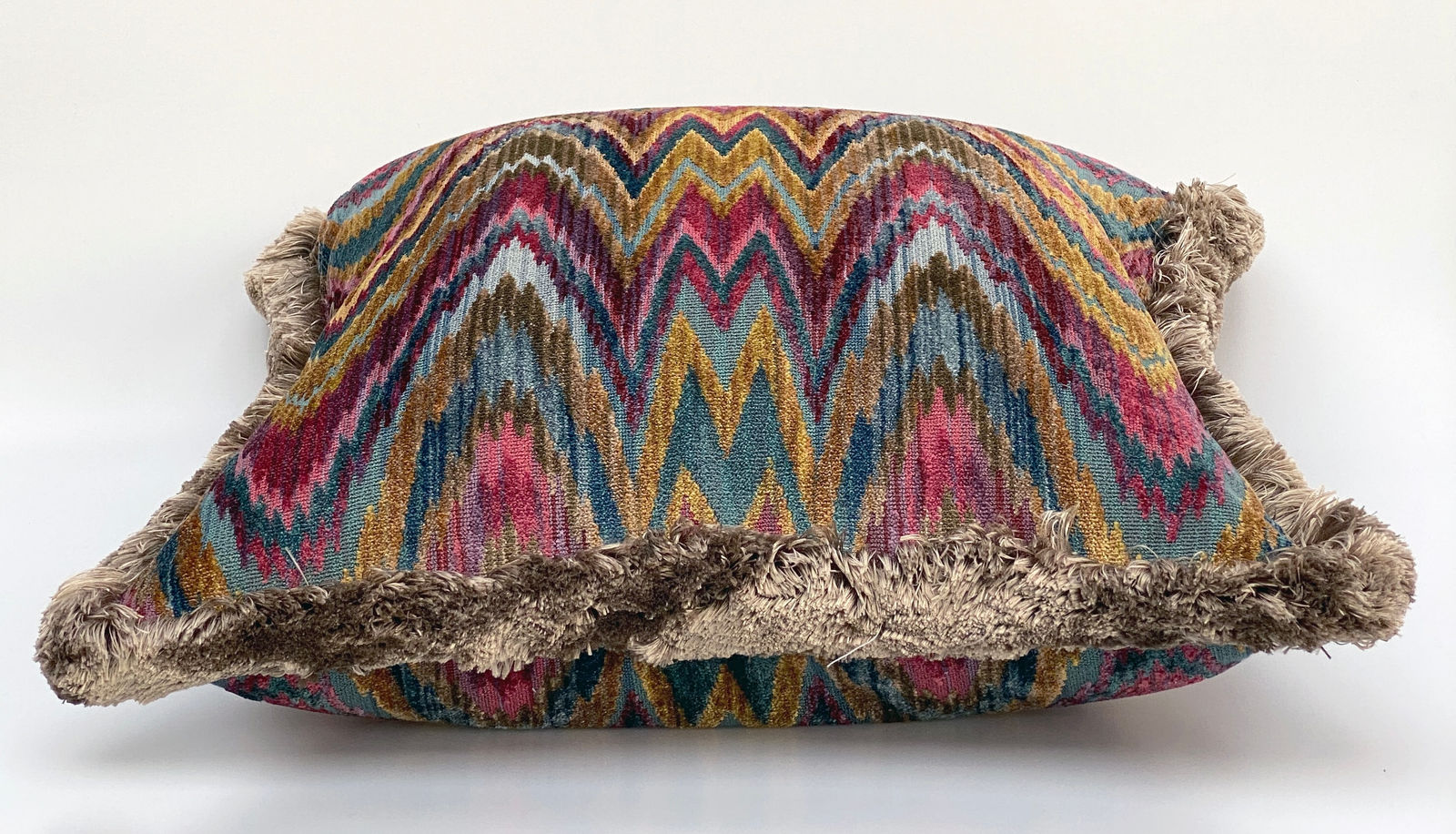 Clarence House Talcy Velvet Document Decorative Cushion handmade by Floren