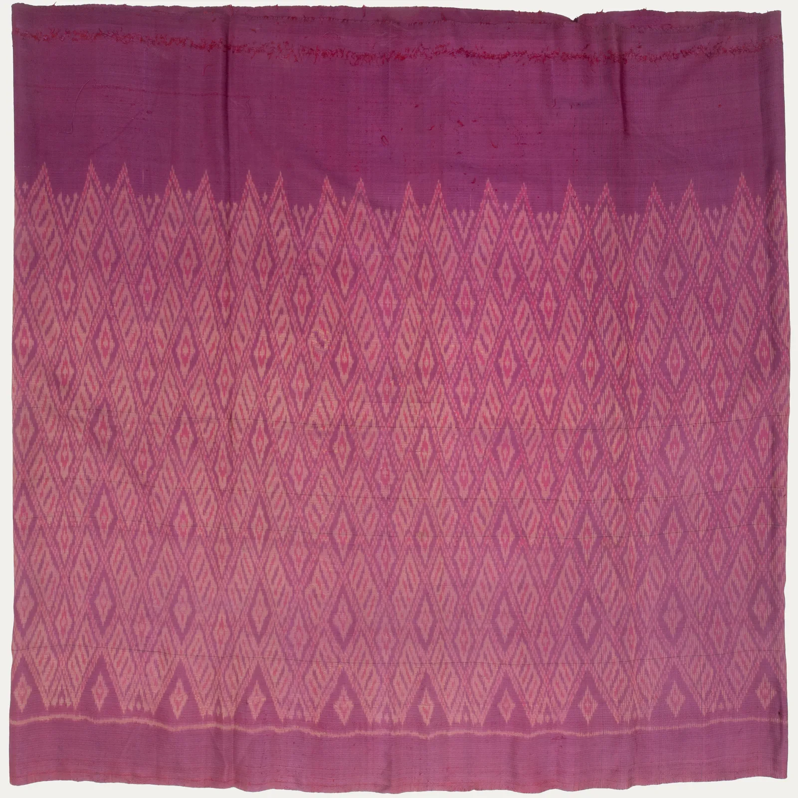 Wonderful Damson Geometric Vintage Textile