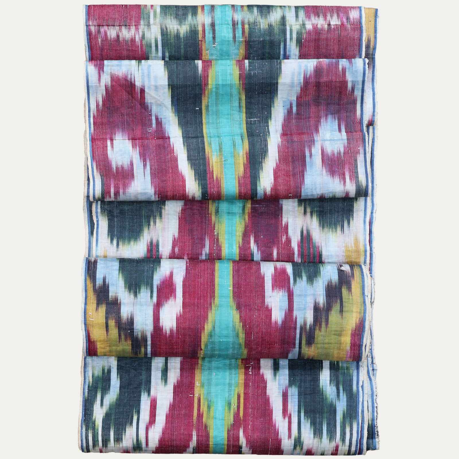 Vintage Uzbek Ikat Fabric