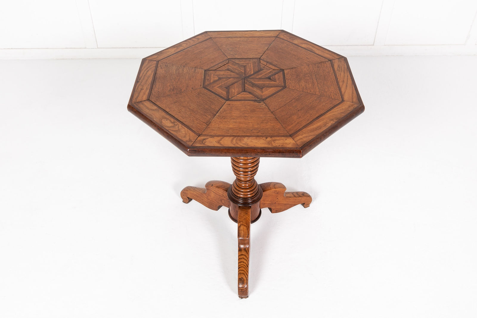 19th Century French Oak Occasional Table