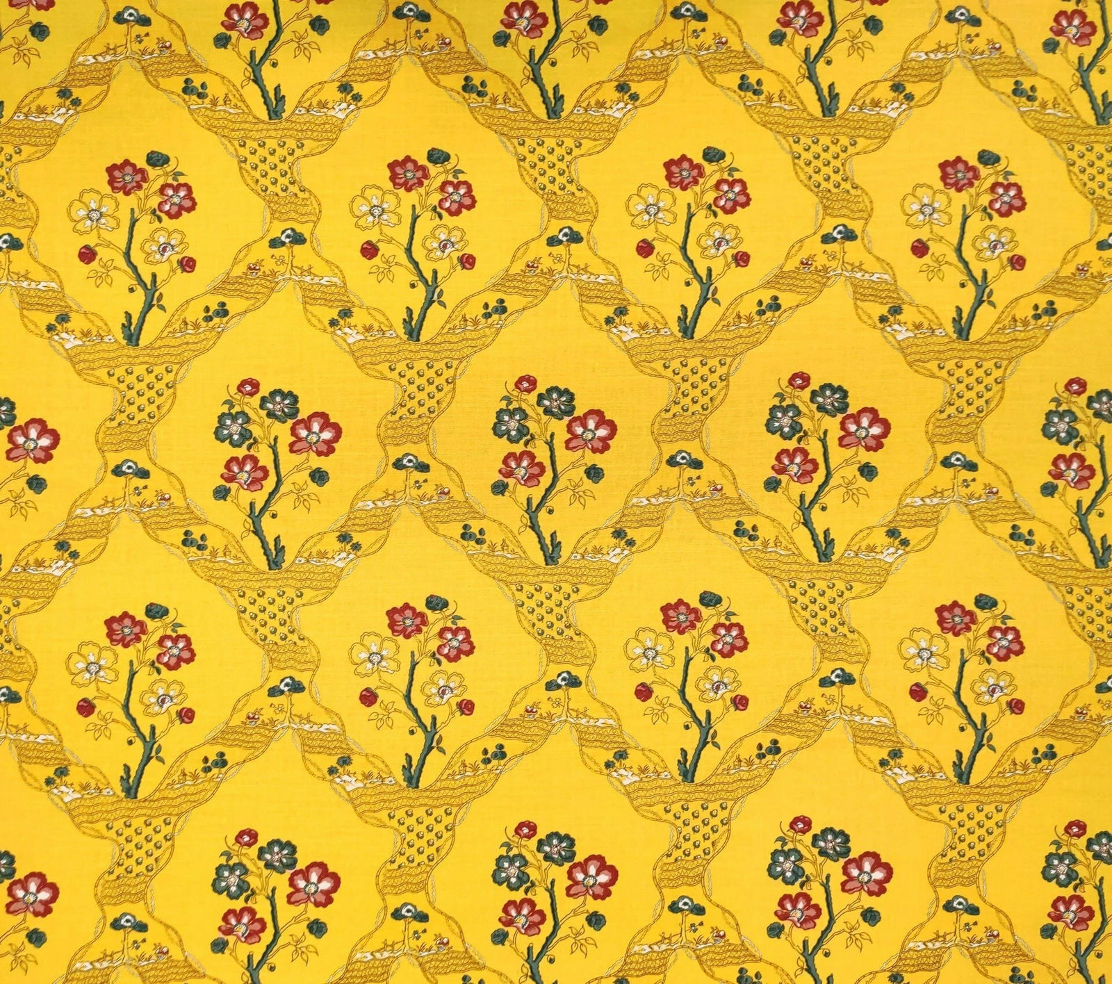Toile Myrtil Yellow Multicolore