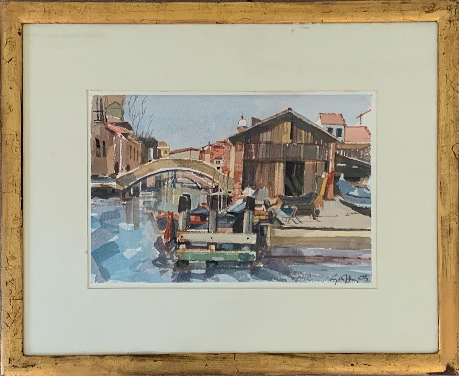 Geoffrey Humphries Boatyard at San Trovaso, Venice