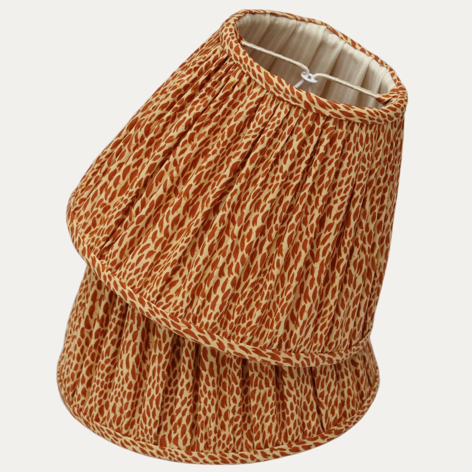 Pierre Frey Plumettes Curry Candle Clip Lampshade