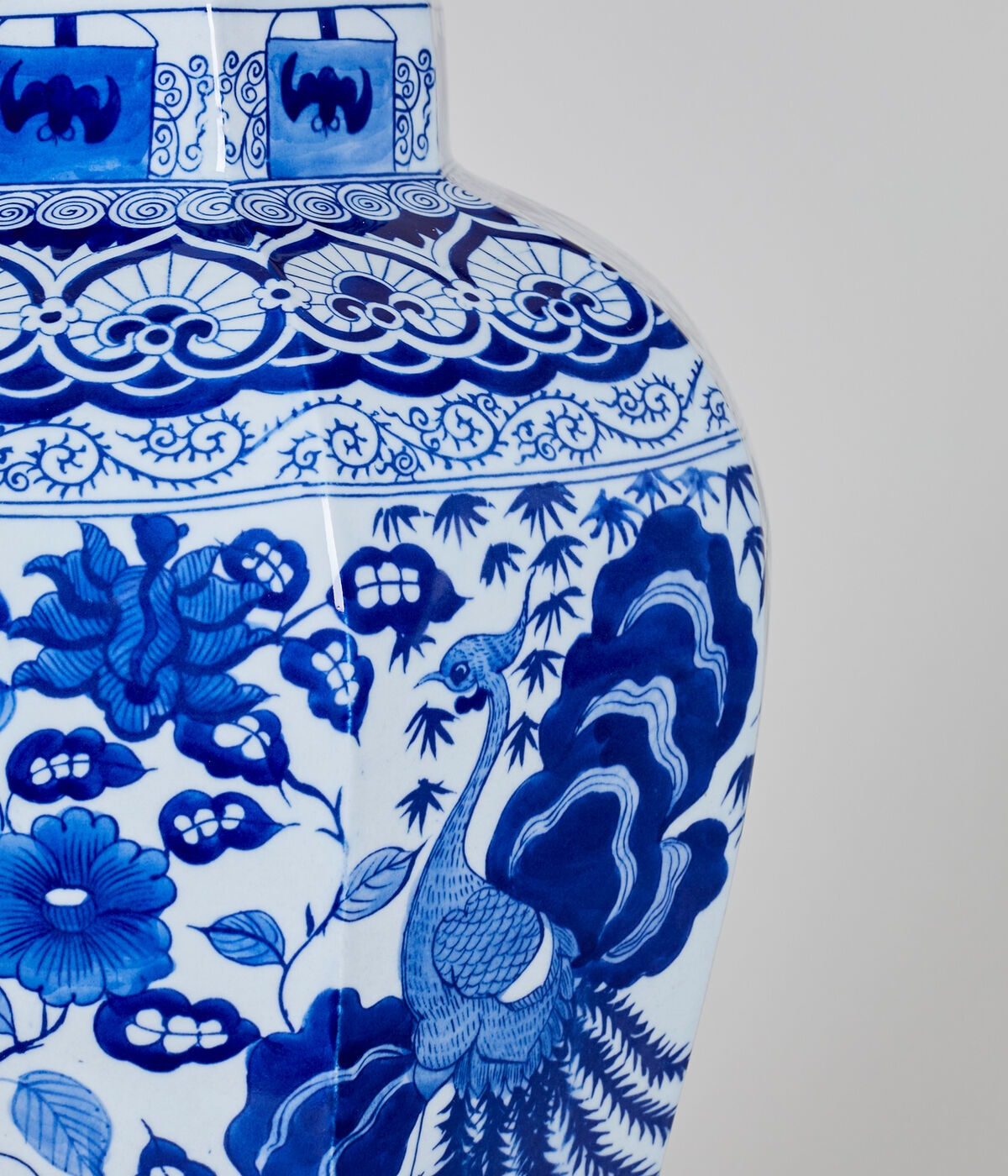 Octagonal Imari Vase