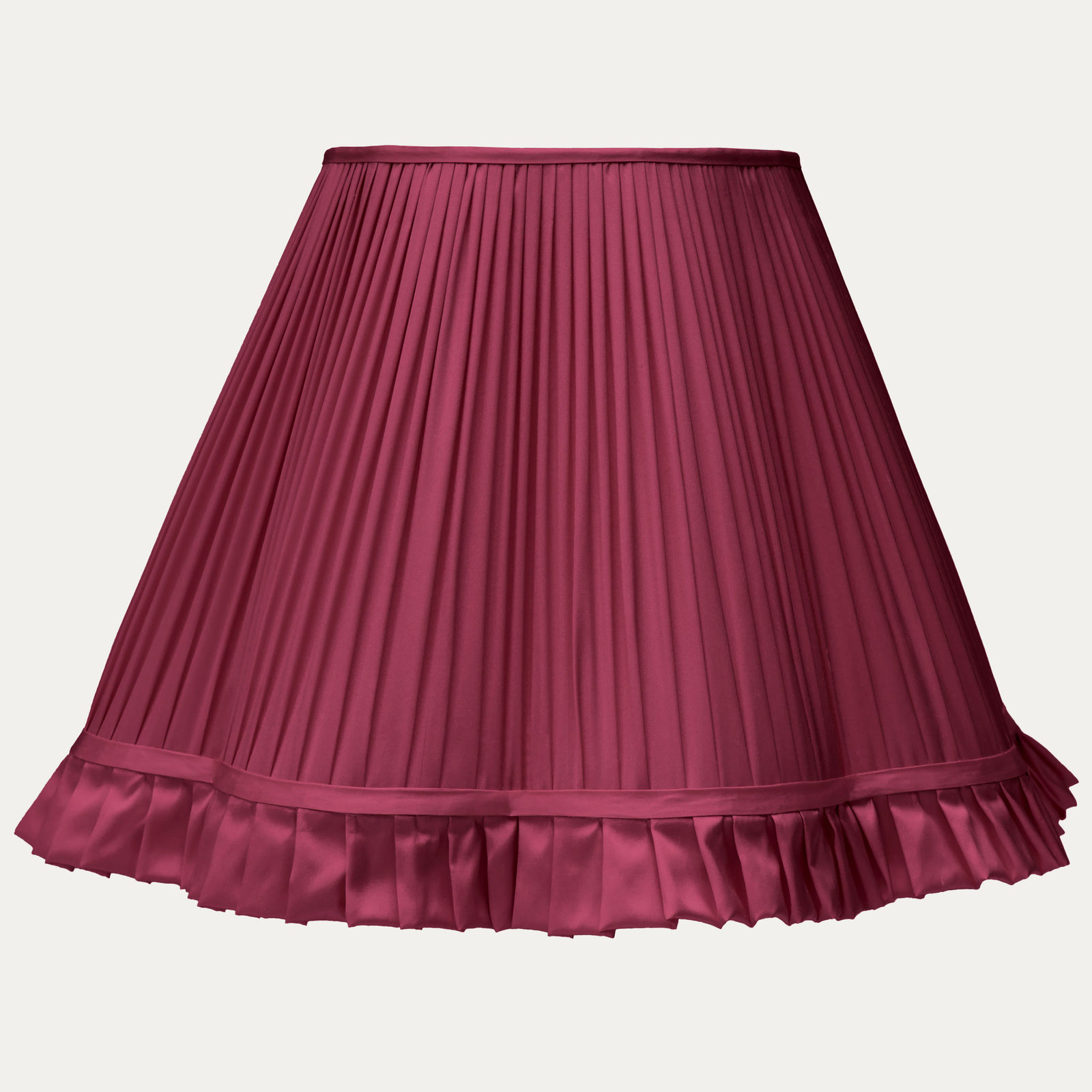 Douppion Jam Silk Scallop Lampshade