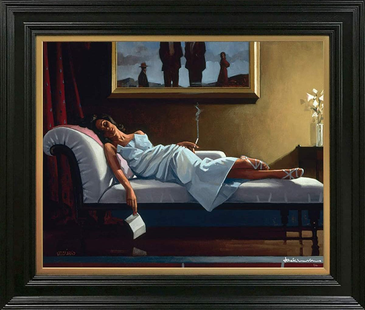 Jack Vettriano The Letter Framed