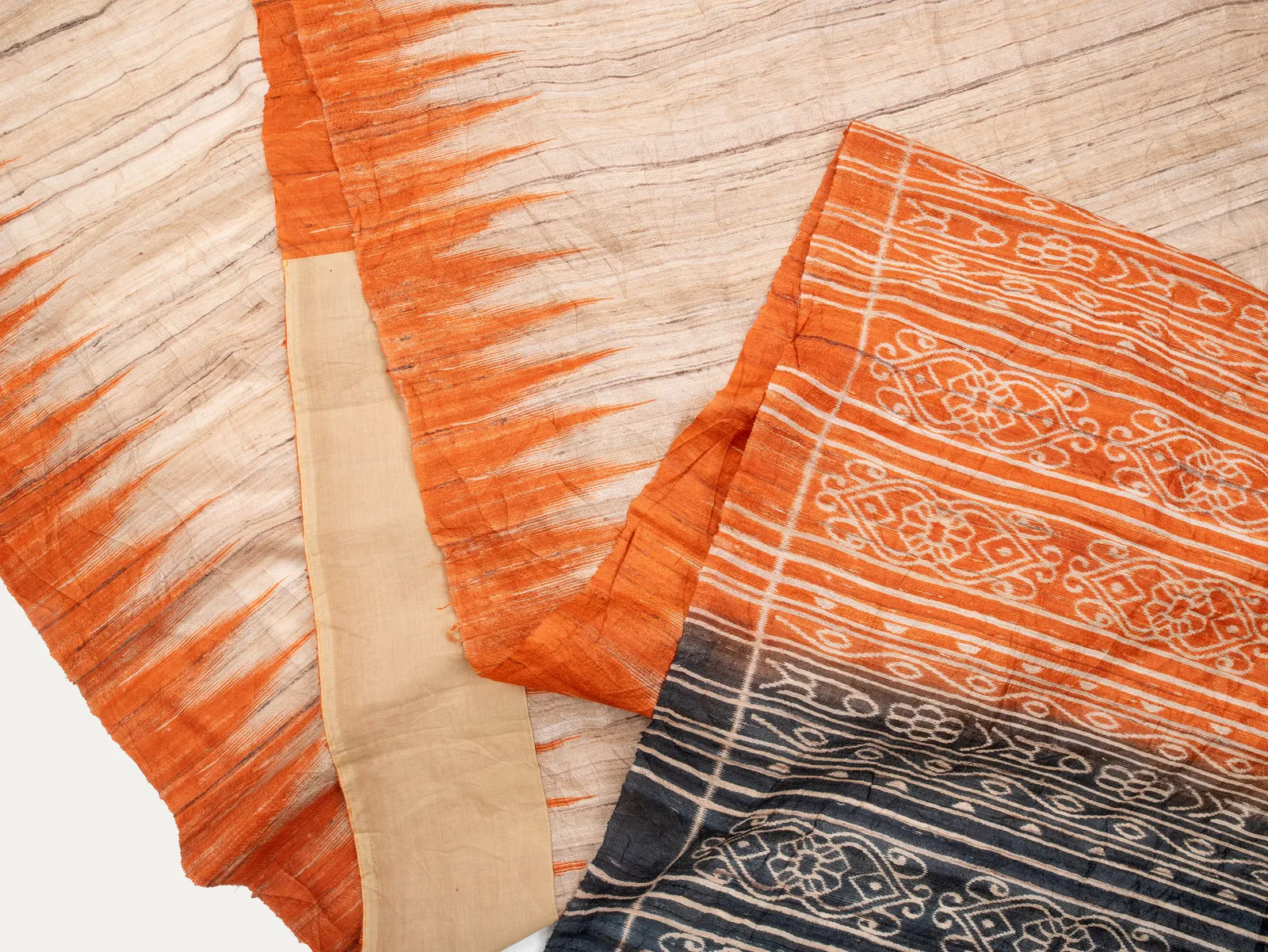 Vintage Indian Block Print Textile