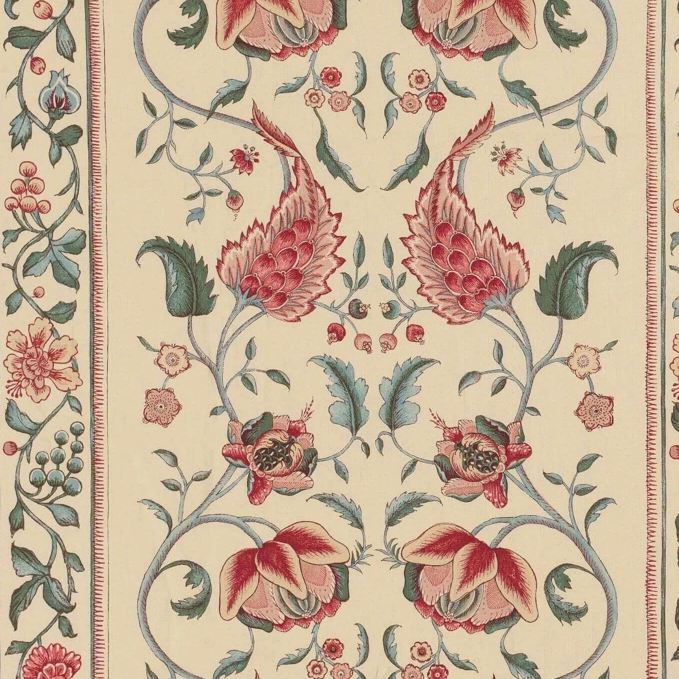 Pondicherry Rayure Bleu