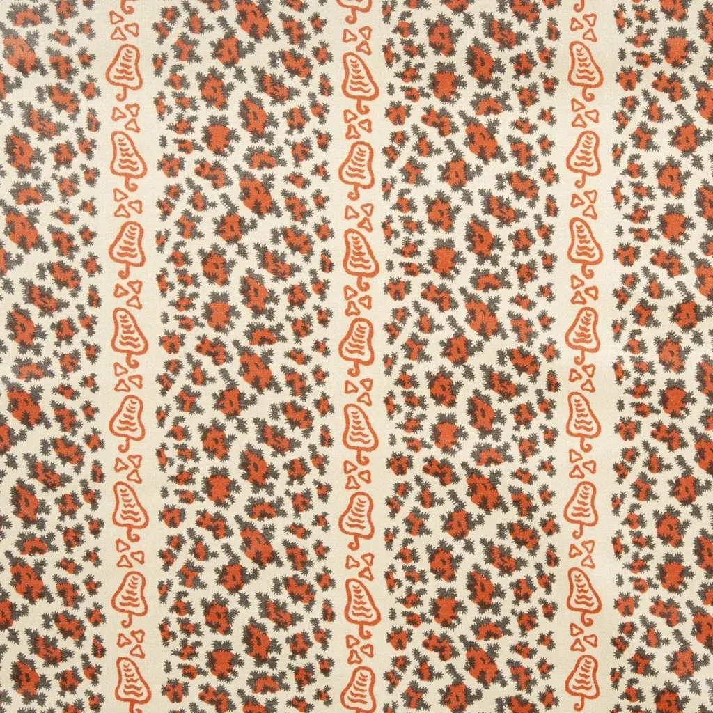 Sibyl Colefax & John Fowler Leopard Stripe Red