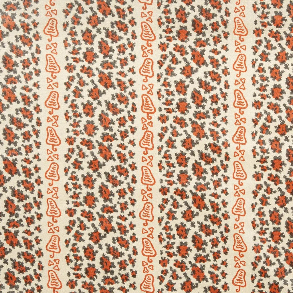 Sibyl Colefax & John Fowler Leopard Stripe Red