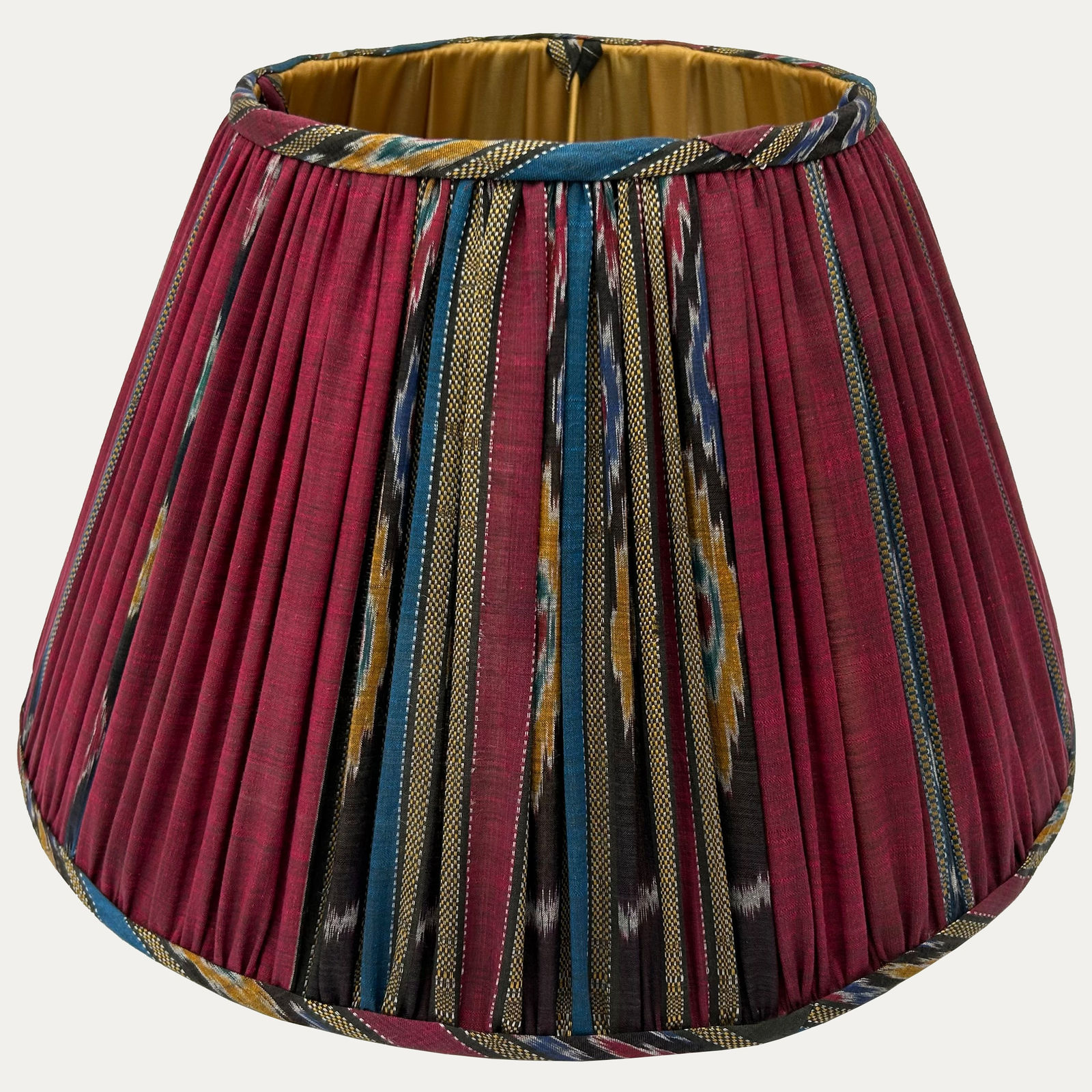 Vintage Patola Ikat Sari Empire Lampshade
