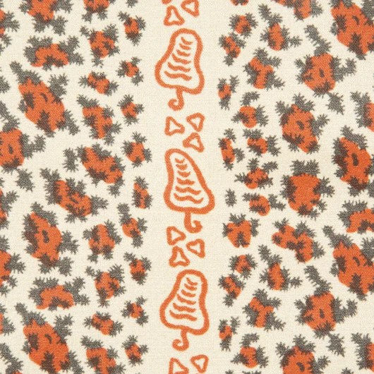 Sibyl Colefax & John Fowler Leopard Stripe Red