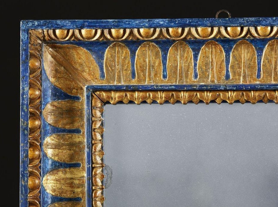 Early 19th Century Painted and Gilded Mirror