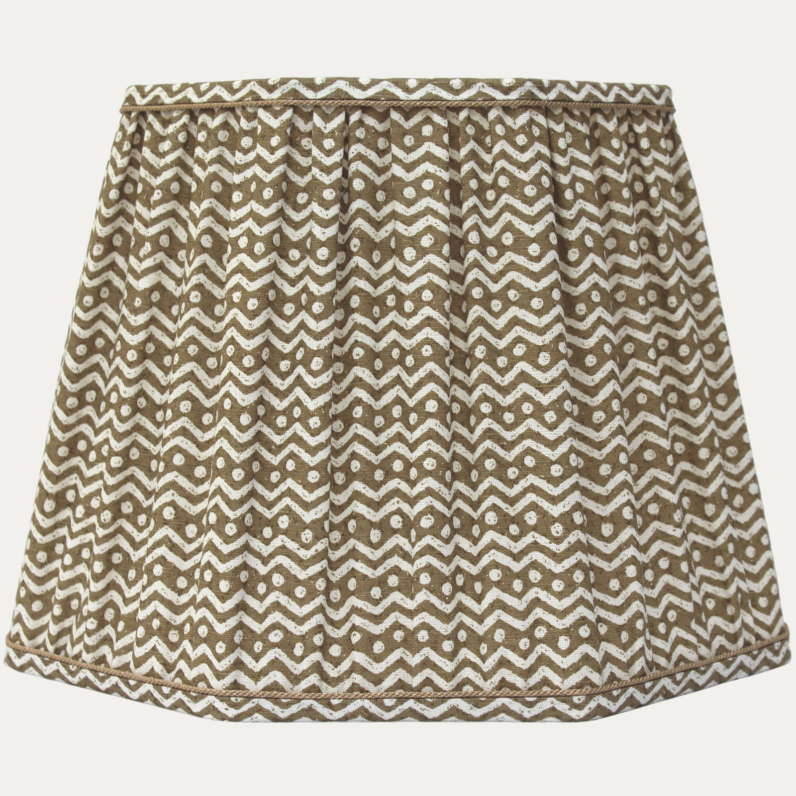 Sibyl Colefax & John Fowler Zig-Zag Octagonal Lampshade